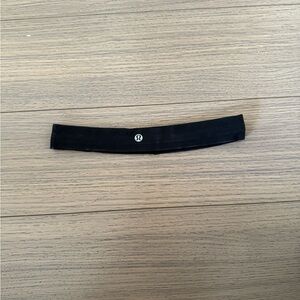4 Lululemon skinny headbands (black, white, orange, blue)